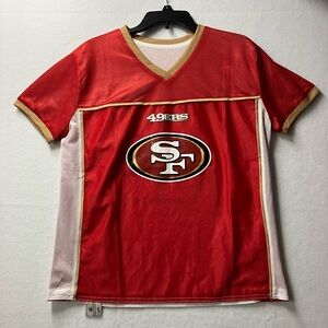 San Francisco 49ers Reversible Flag Football Jersey Adult Size Medium NFL